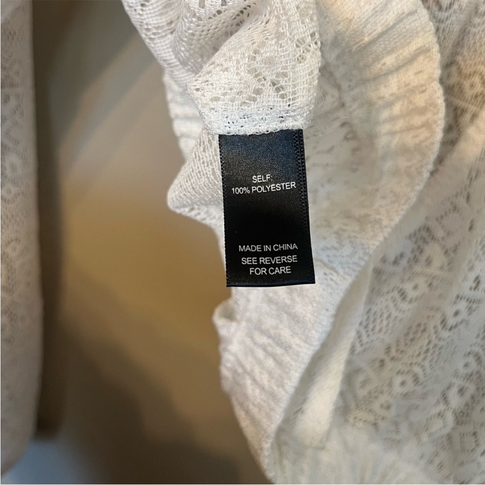 BKE White Lace Top - Picture 5 of 5